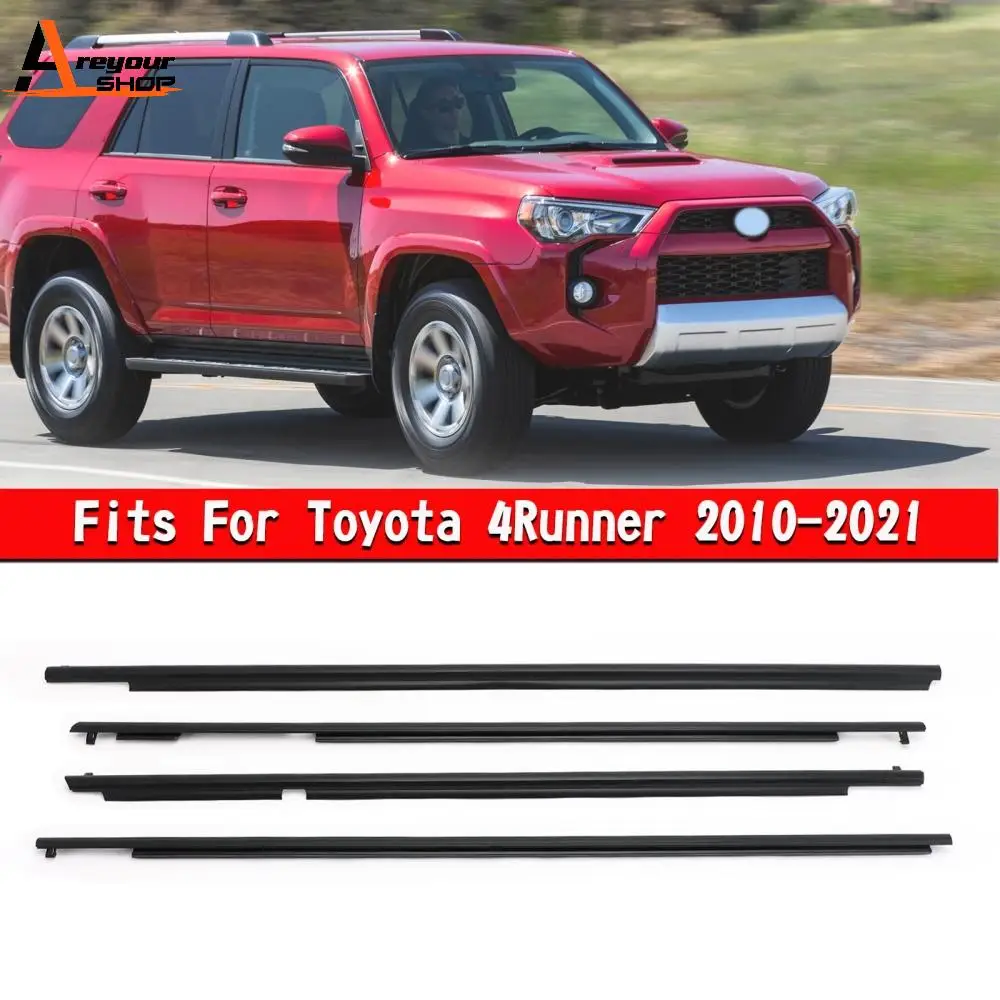 

Areyourshop Car Outside Window Weatherstrip Seal Belt Moulding For Toyota 4Runner 2010-2021