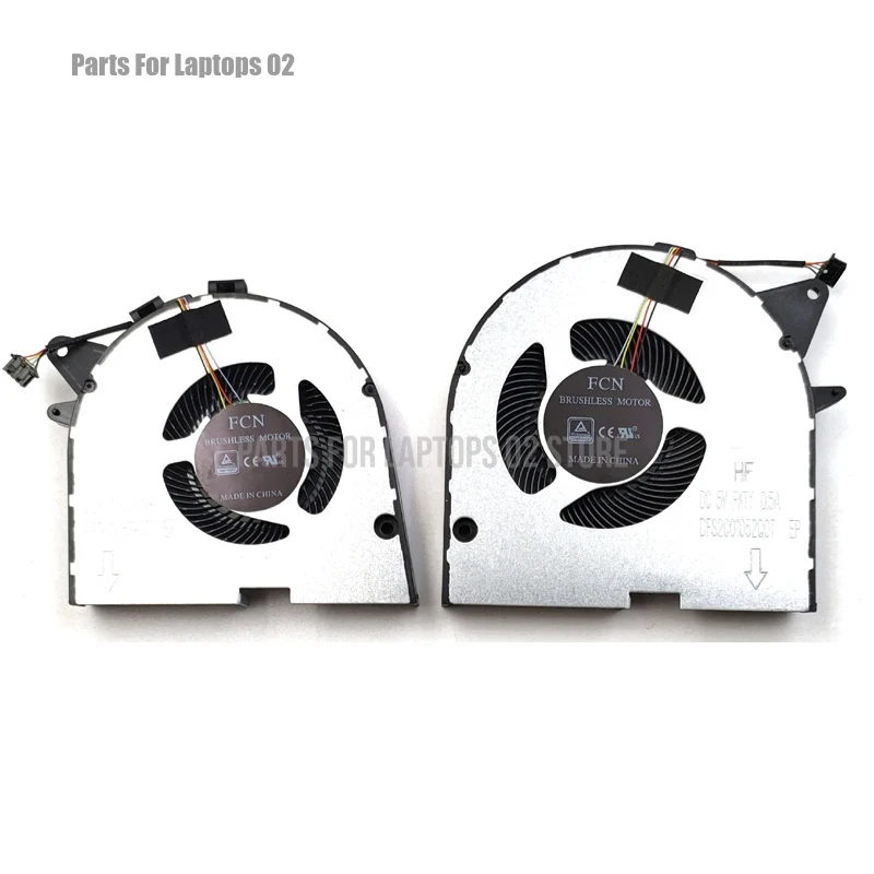 D New For Lenovo Legion Y540P Y7000P-2019 Series Laptop CPU & GPU Cooling Fan DFS200105200T-FKTY DFS501105PR0T-FKU0