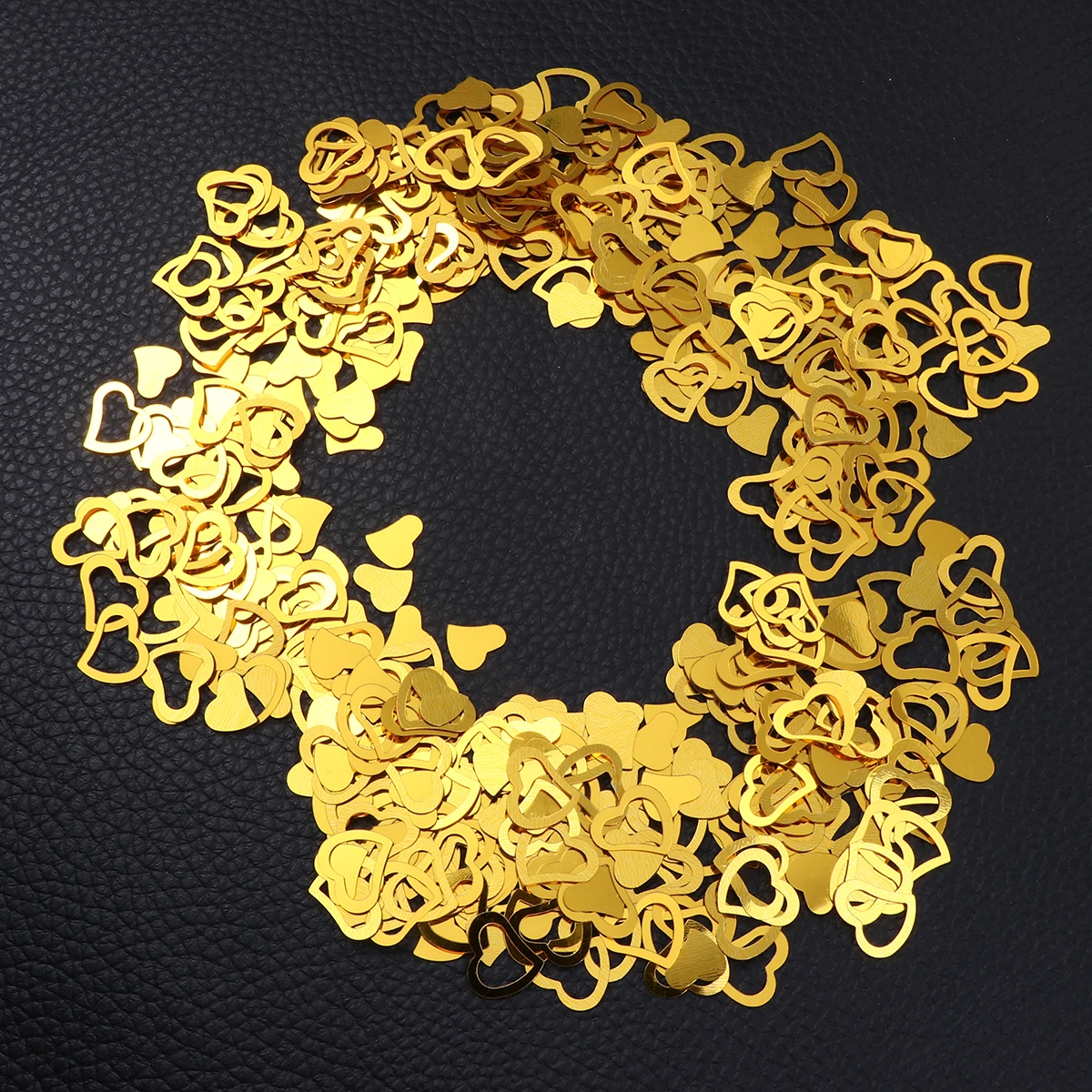 

3000 Pcs Peach Heart Sprinkle Props Bridal Decor Decorate Confetti Glitter Shape Decoration