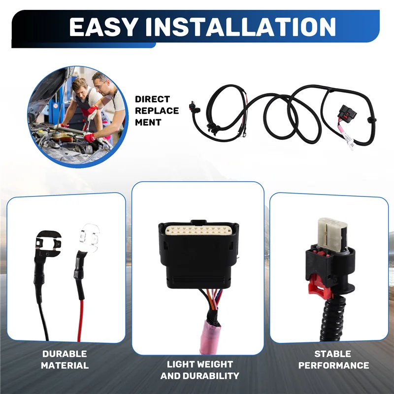 Durata Per Tesla Modello Y 2024 Paraurti Anteriore Radar di Retromarcia Cablaggio Cintura Fendinebbia Interfaccia 1489045-04-D 148904504D