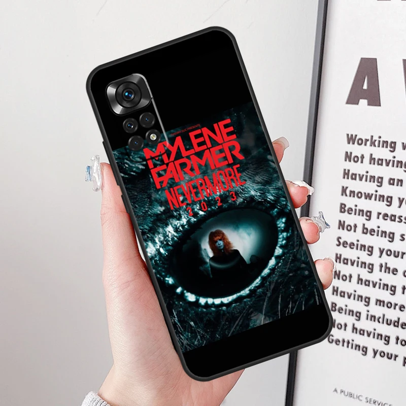 Mylene Farmer Case For Xiaomi Redmi Note 12 11 10 8 9 Pro 9S 10S 11S 12S Redmi 12 9C 10C 12C Back Cover