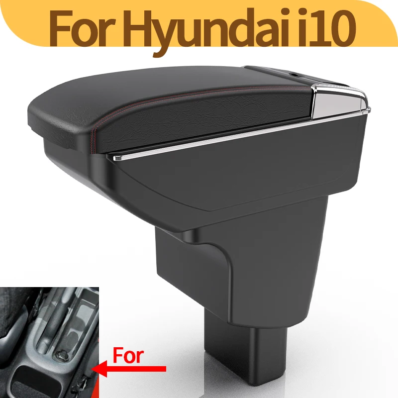 Für Hyundai I10 Armlehne Für Hyundai I10 Auto Armlehne box Innen Teile details Retrofit teile Lagerung box Auto Zubehör