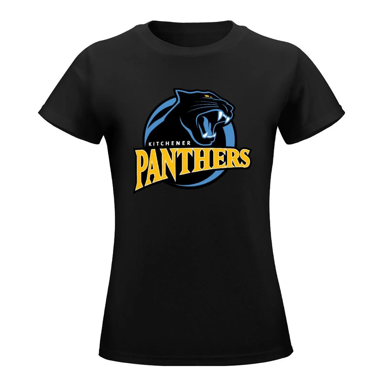 Kitchener Panthers T-Shirt Blouse animal print shirt for girls t-shirts for Women graphic tees funny