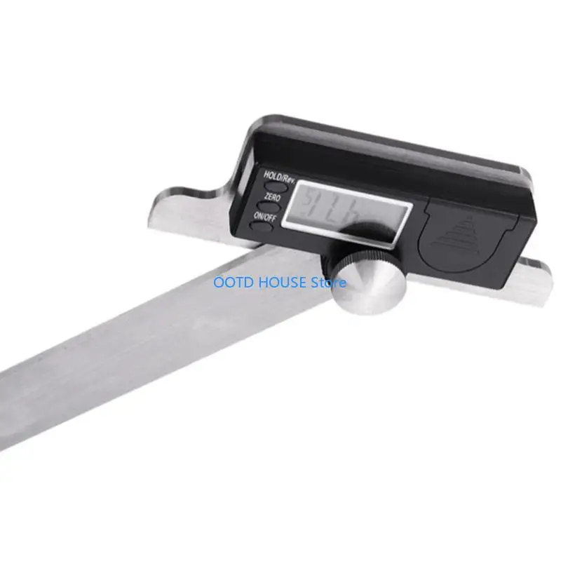 

103A Stainlees Steel Digital Fastening Protractor 0-180° Finder Ruler Gauge