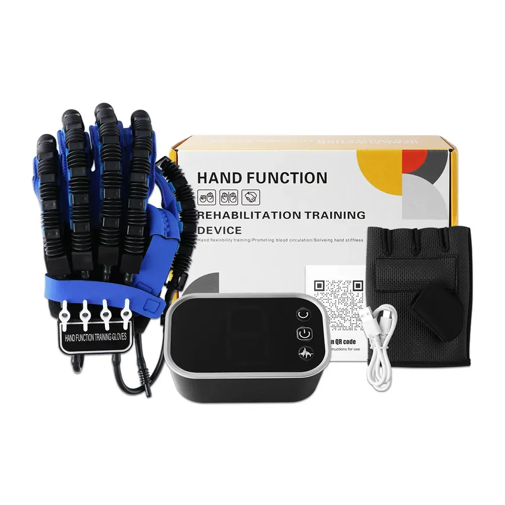 Intelligent Massage Gloves Robot Rehabilitation Gloves for Stroke Hemiplegia Hand Function Recovery Finger Trainer Hand Exercise