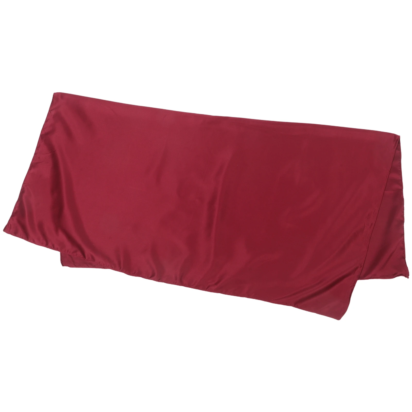 

Ethnic Baotou Scarf 90cm Red Hijab Satin Neck Wrap Lightweight Soft Square Headscarf Women Turban Camping Hiking