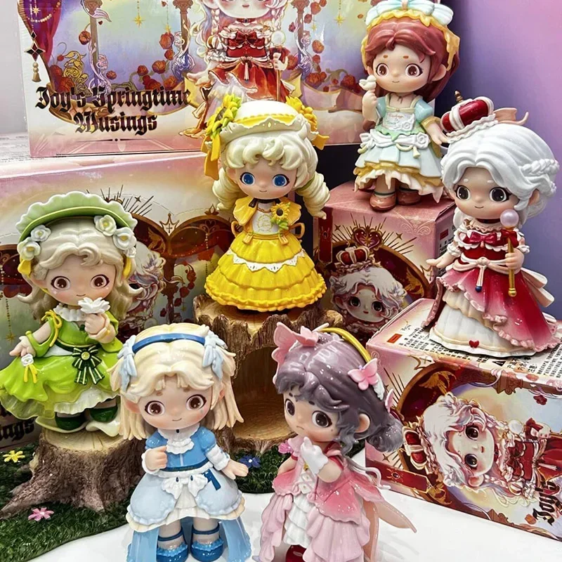 Vreugde Vroege Lente Dagboek Serie Blinde Doos Actie Anime Figuur Pop Model Mystery Box Speelgoed Desktop Ornamenten Meisjes Verrassing Geschenken