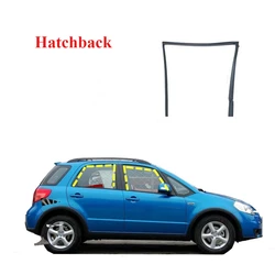 1 Pcs Window Mud Trough for Suzuki SX4 Hatchback Glass Seal Run Channel Protector Rubber Weather Seal for Suzuki Not for Sedan