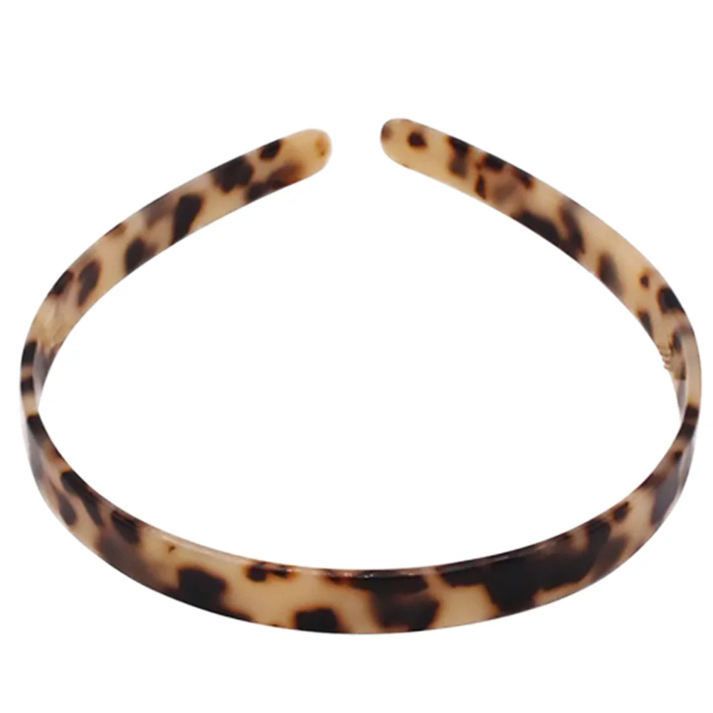 

1 Piece Acetic Acid Leopard Print Teeth Anti Fine Elastic Tie Facial Cleaning Accessory Fashion Headband for for Girls