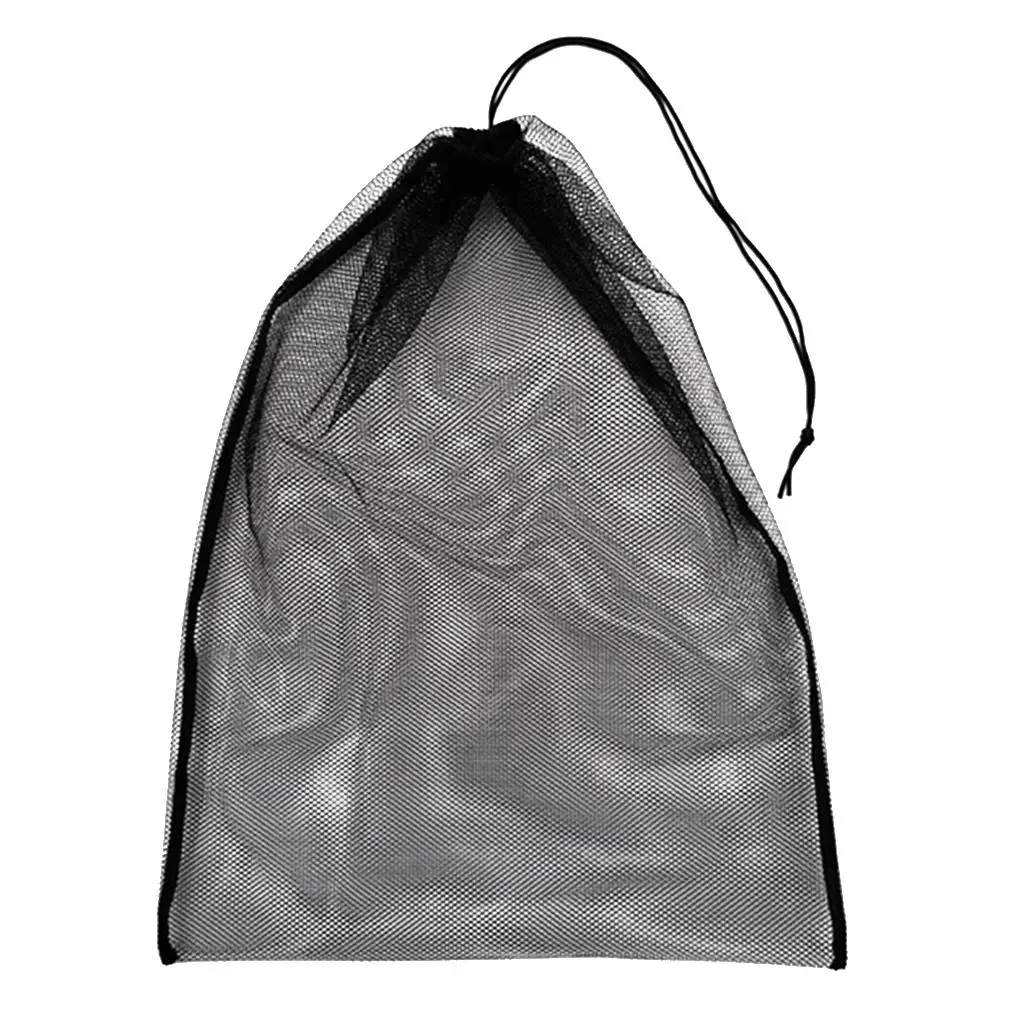 Prettyia Mesh Drawstring Bag - จัดเก็บแว่นตาว่ายน้ํา Scuba Dive