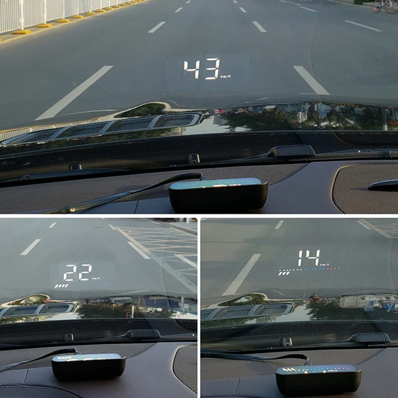 M7 GPS HUD Car OBD2 Head Up Display Speed Display OBD On-Board Computer Overspeed Warning