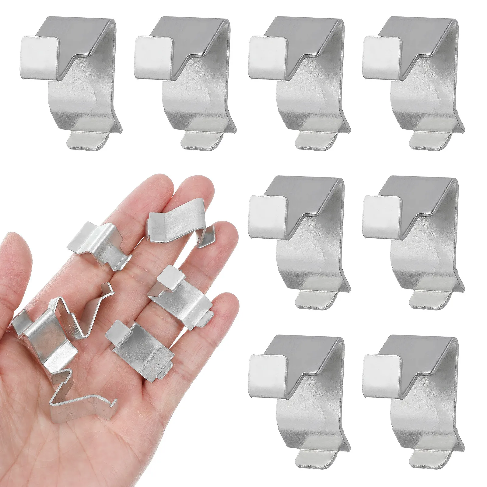 12Pcs Strong Cabinet Shelf Clips Metal Shelf Support Clips for File Cabinets Bookshelves Kitchen Cabinets Long Term Use Rust