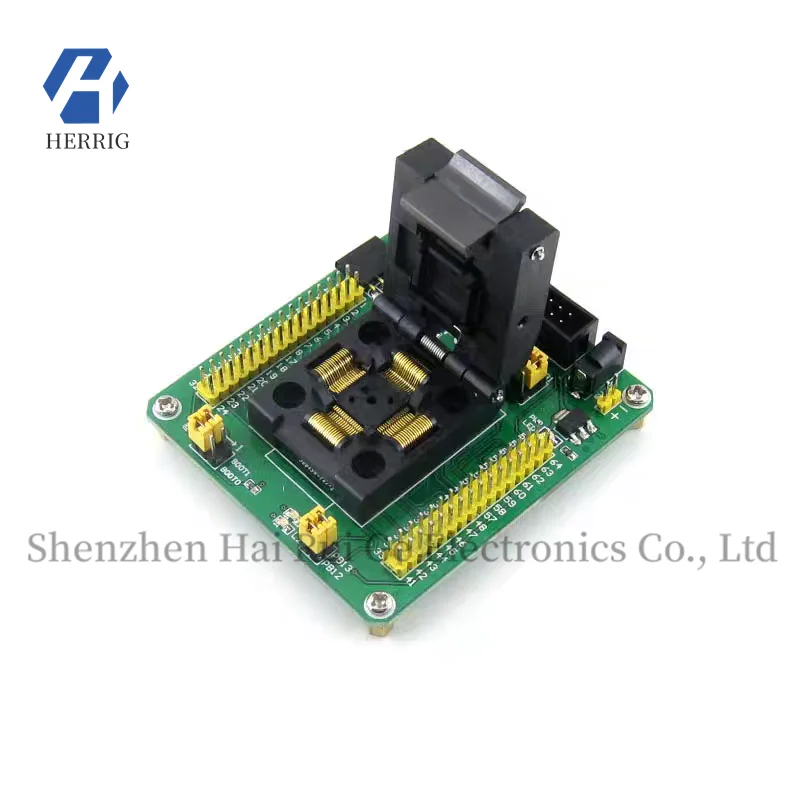 مقبس برمجة الثلج الصغير، مقبس الاختبار، مقبس الحرق، مقبس المحول، مقبس التحويل لـ STM32F، STM32L QFP64 #2