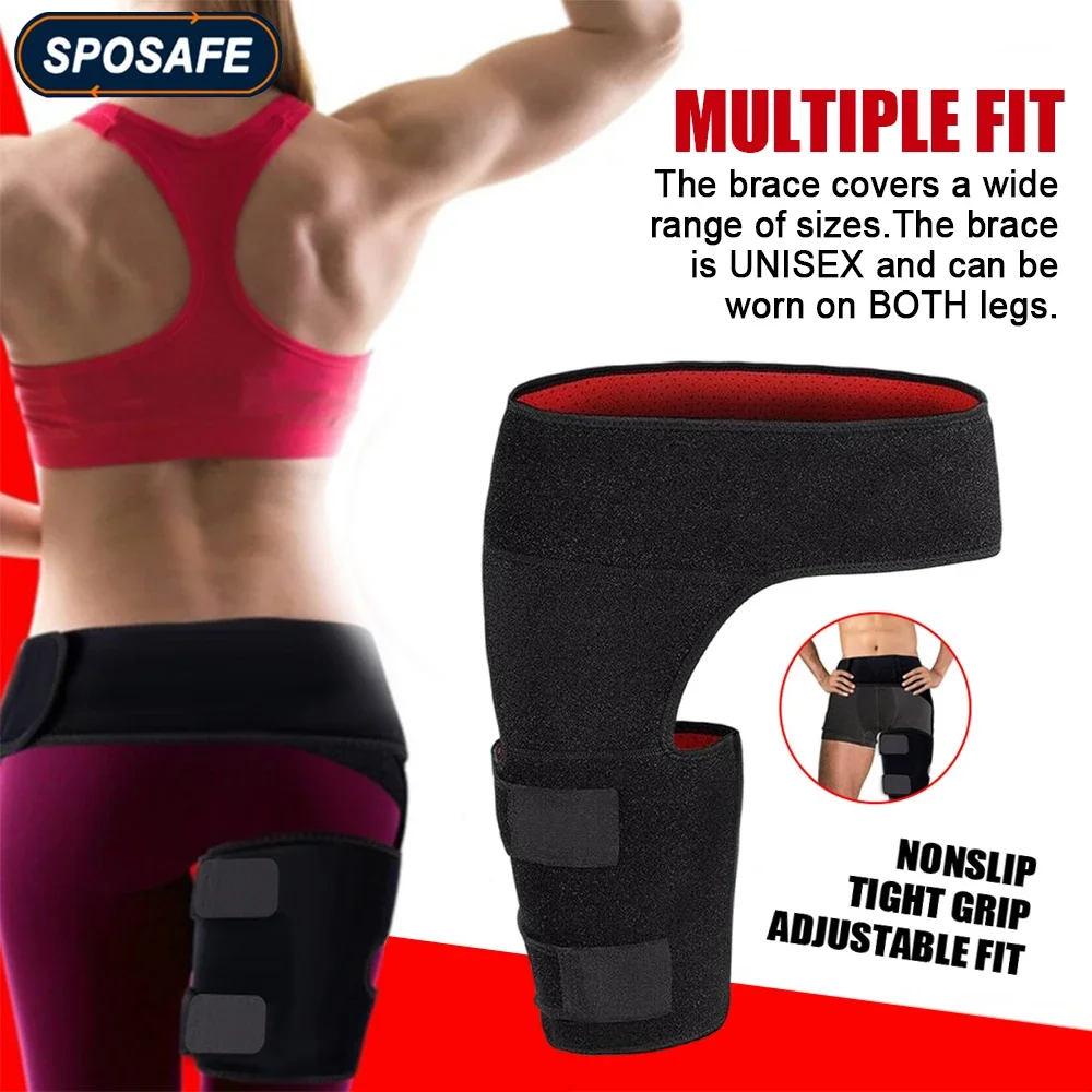 Lies Ondersteuning Bandjes Hip Stabiliteit Brace Protector Ondersteunen De Adductor Spieren En Pezen Rond Lies, Quad & Hamstring