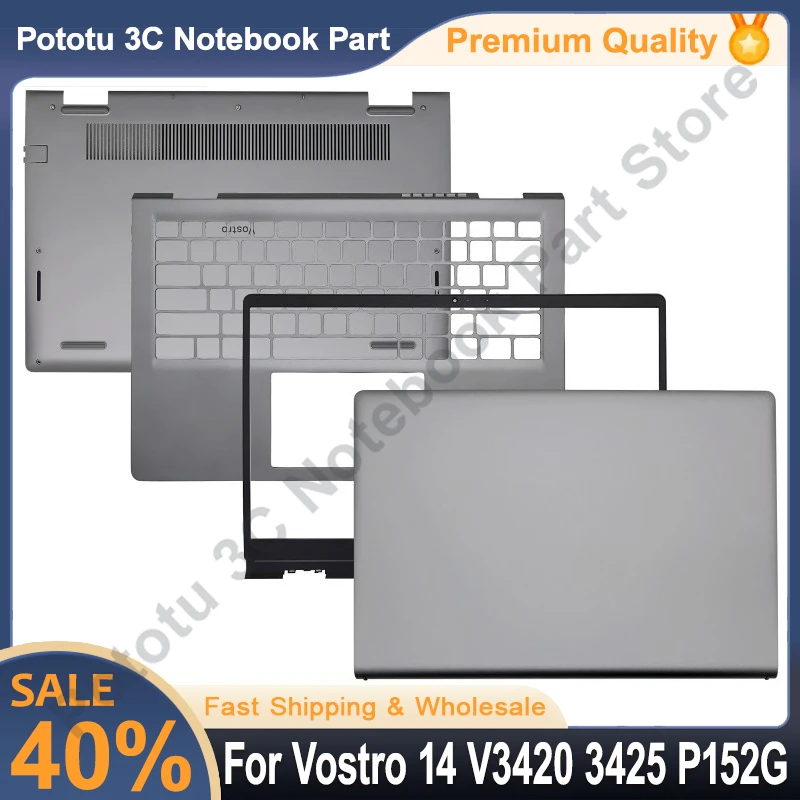 

Original New For Vostro 14 V3420 3425 P152G Laptop LCD Back Cover/Front Bezel/Upper Palmrest Cover/Bottom Case Housing