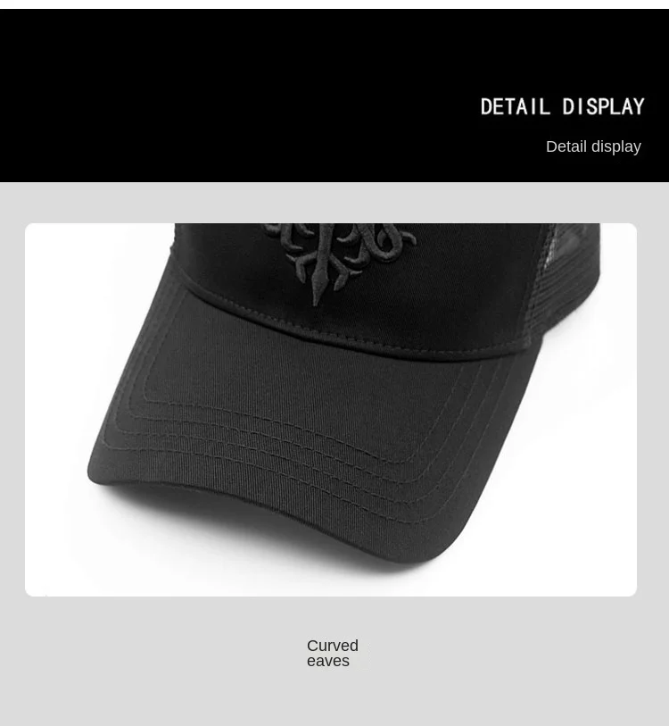 Baseballmützen für großen Kopf, Übergröße, für Männer und Frauen, Mesh, Outdoor, Sportkappen, Papa, Übergröße, Trucker-Kappe, 56–60 cm, 60–65 cm – Detail 21
