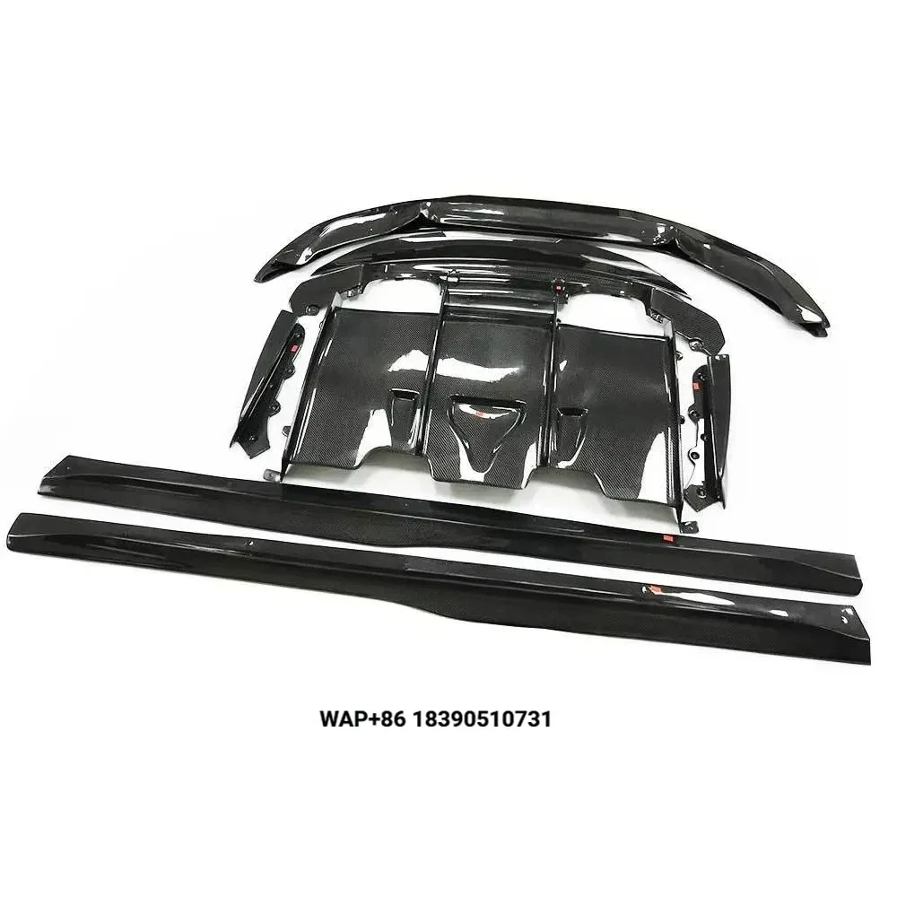 

Carbon Fiber Bodykit Front Bumper Chin Lip Rear Diffuser Trunk Spoiler Side Skirt PSM Style for M4 F82 M3 F80