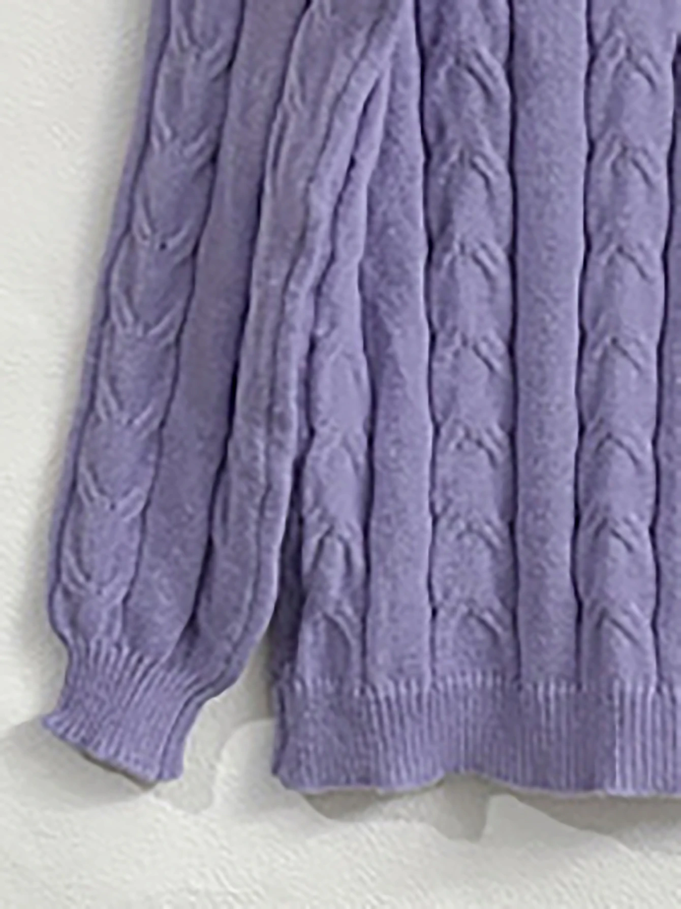 Solid Knitted Two-piece Set Casual Long Sleeve Sweater & Skirt Outfits Women\'s Clothing