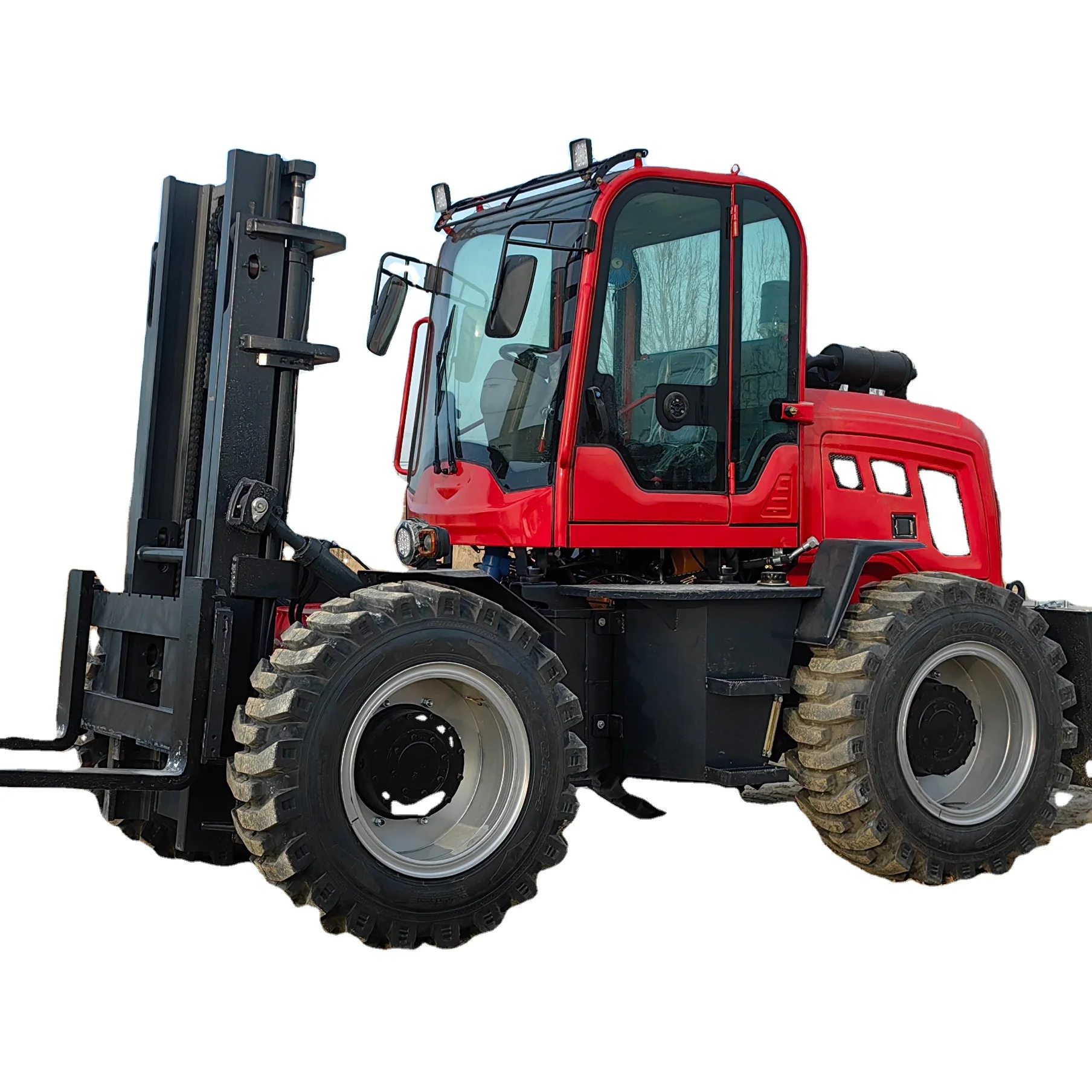 Factory EPA Certificate Diesel All Terrain Forklift Off-Road Forklift Mini Forklift