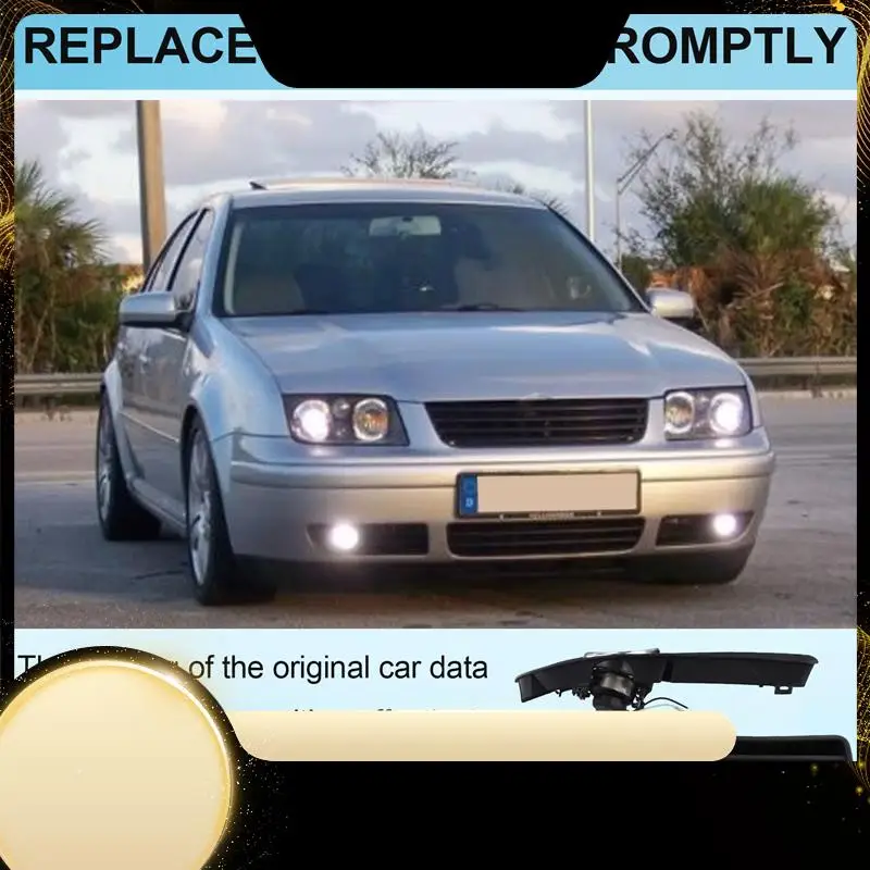 

Передний нижний бампер автомобиля, противотуманные фары в сборе для VW Bora Jetta MK4 1998-2004, крышка противотуманной фары, решетка с жгутом переключателя-A74F