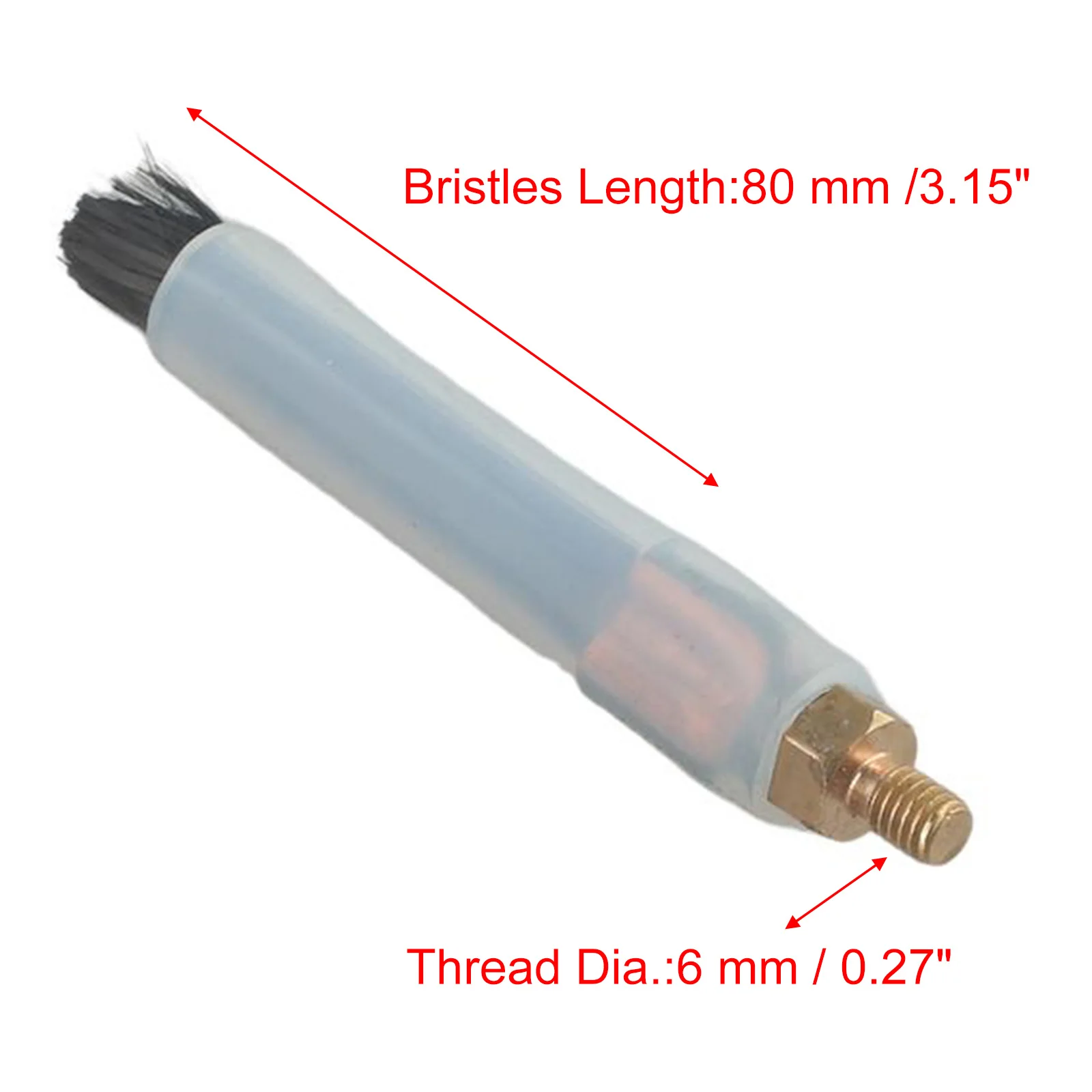 Imagem -06 - Weld Cleaning Brushes Seam Bead Joint Polishing Machine Cleaner Escova de Fibra de Carbono Escova de Esfregão Ácido Pcs m6