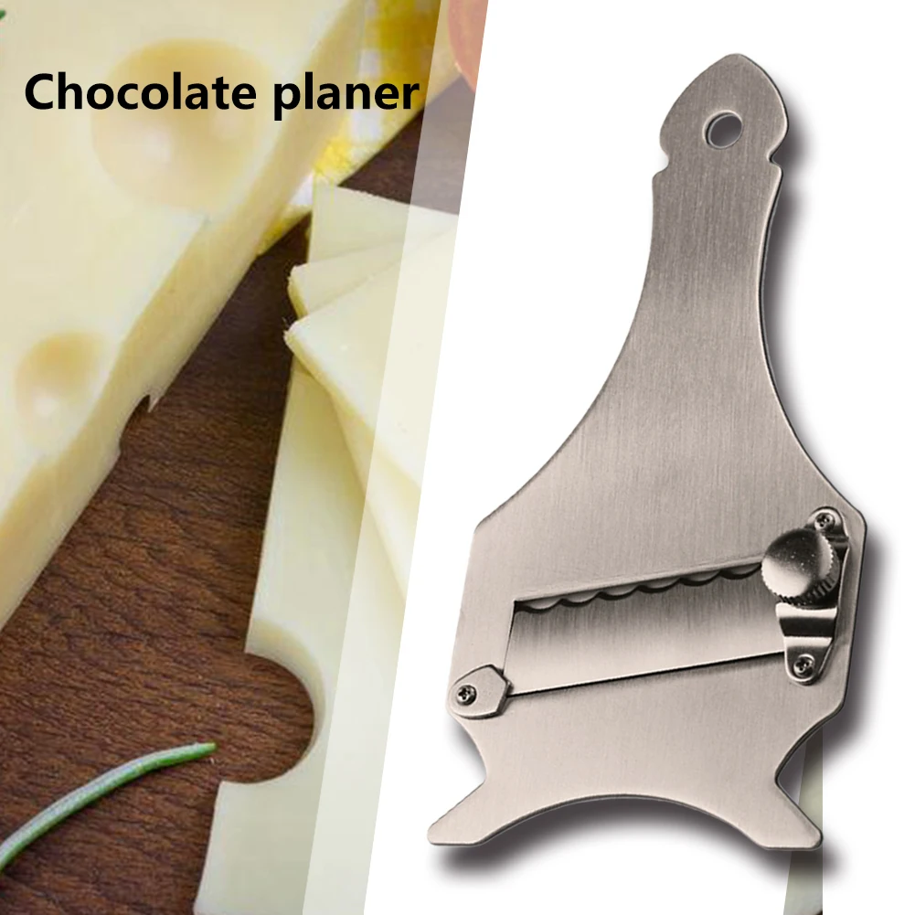 Durable Stainless Steel Chocolate Planer Practical Cheese Cutter Truffle Butter Roll Slicer Kitchen Baking  Supplies