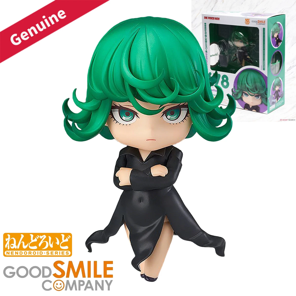 

Original Genuine Good Smile Company Action/Dolls Nendoroid (#678) One Punch Man Senritsu no Tatsumaki Anime Character Figure Toy
