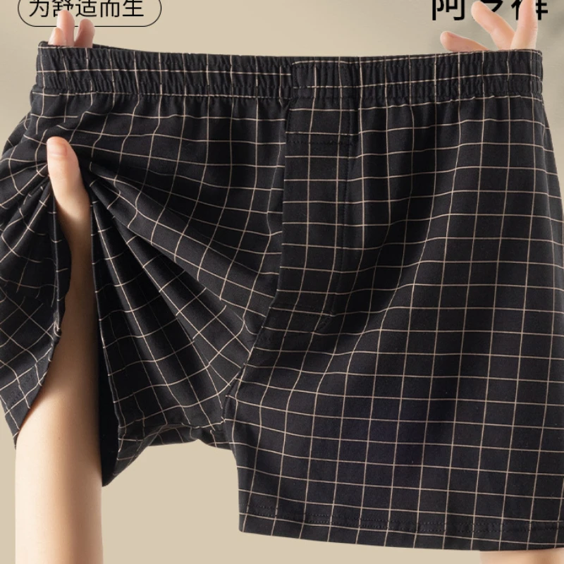 Popular Men's Flat Boxers Underwear Loose Ropa Interior Hombre Arro Pants Female Loose Home Sleep Bottoms Pajamas Nightgown