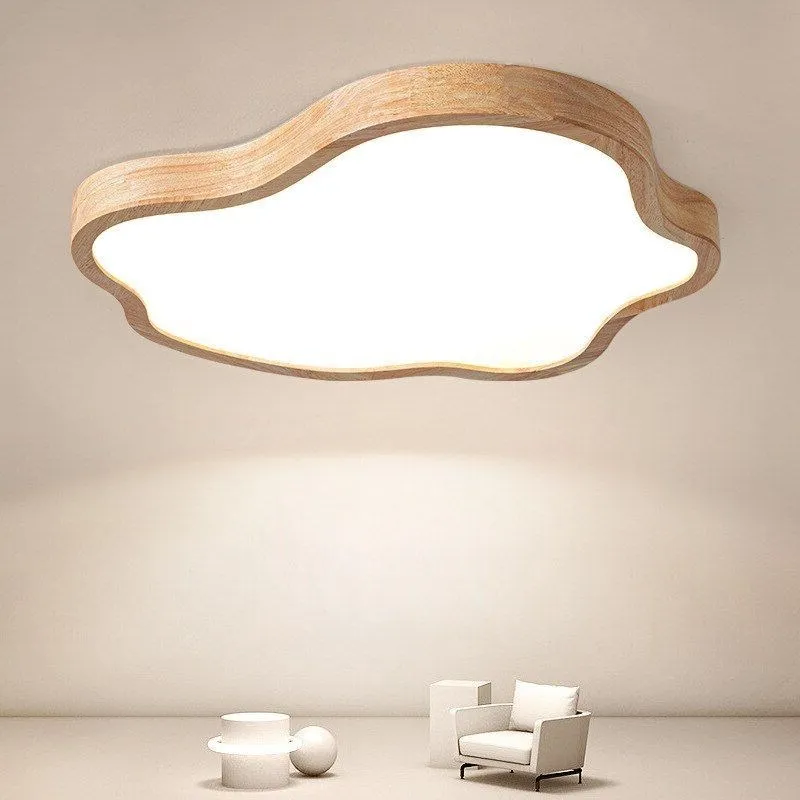 nordic wooden led ceiling light lampada moderna decoracao do quarto sala de estar hall hotel iluminacao interior lustre lampadas cloud 43 cm 63cm 01