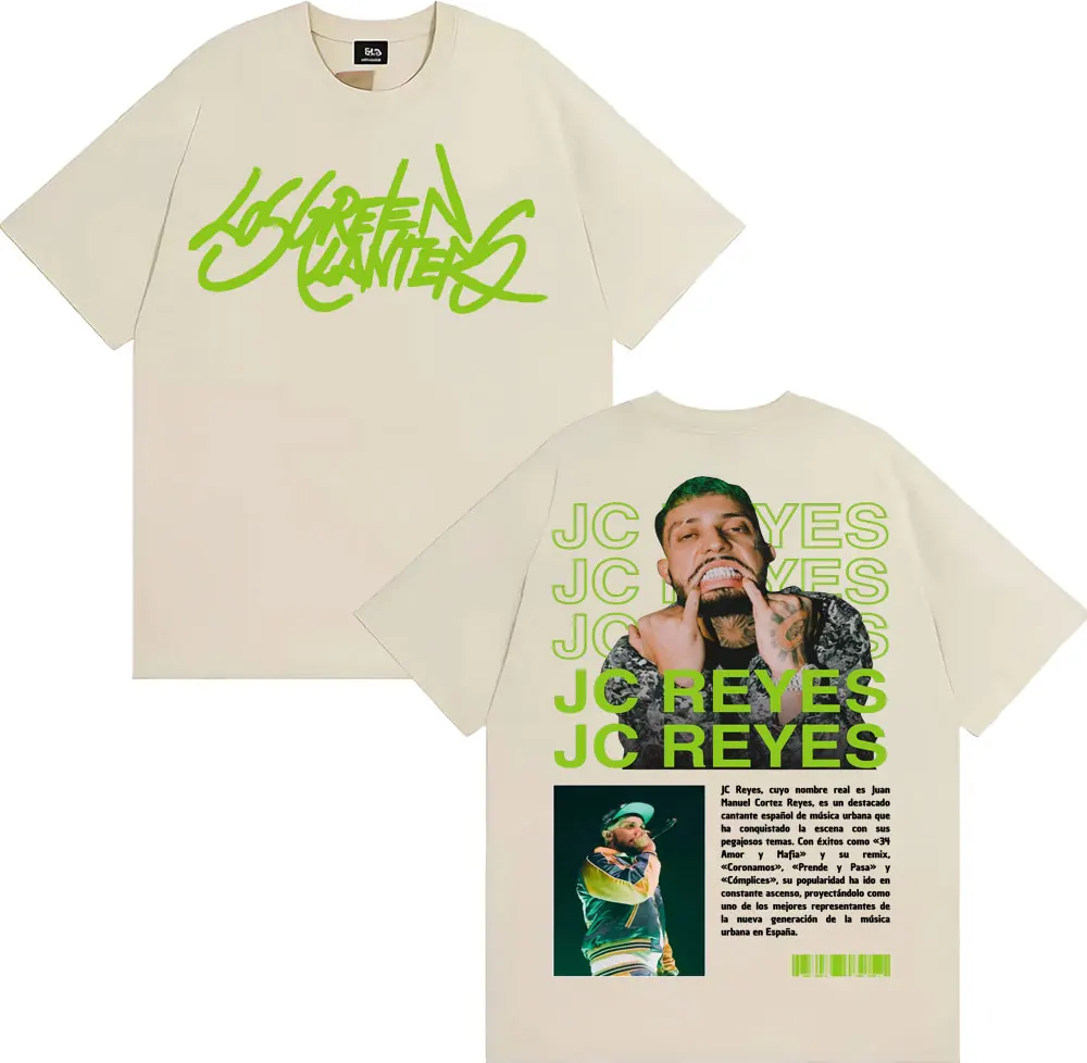Rapper Jc Reyes Album Tour 2025 Graphic T Shirts Men Women Fashion Hip Hop Retro T Shirt Fashion Casual Cotton Oversized T-shirt #6