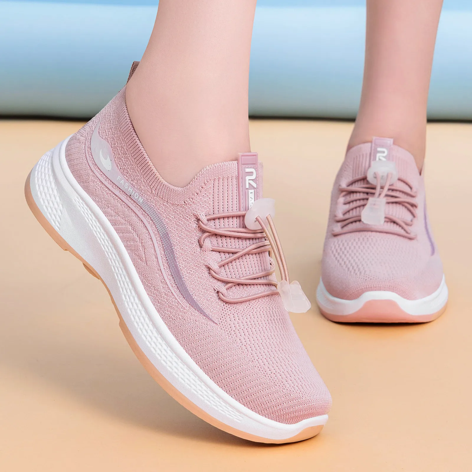 

2026 Women's Shoes - New Spring Couple Sneakers Lace Up Breathable Walking Shoes Outdoor Comfortable Non-slip Training Shoes