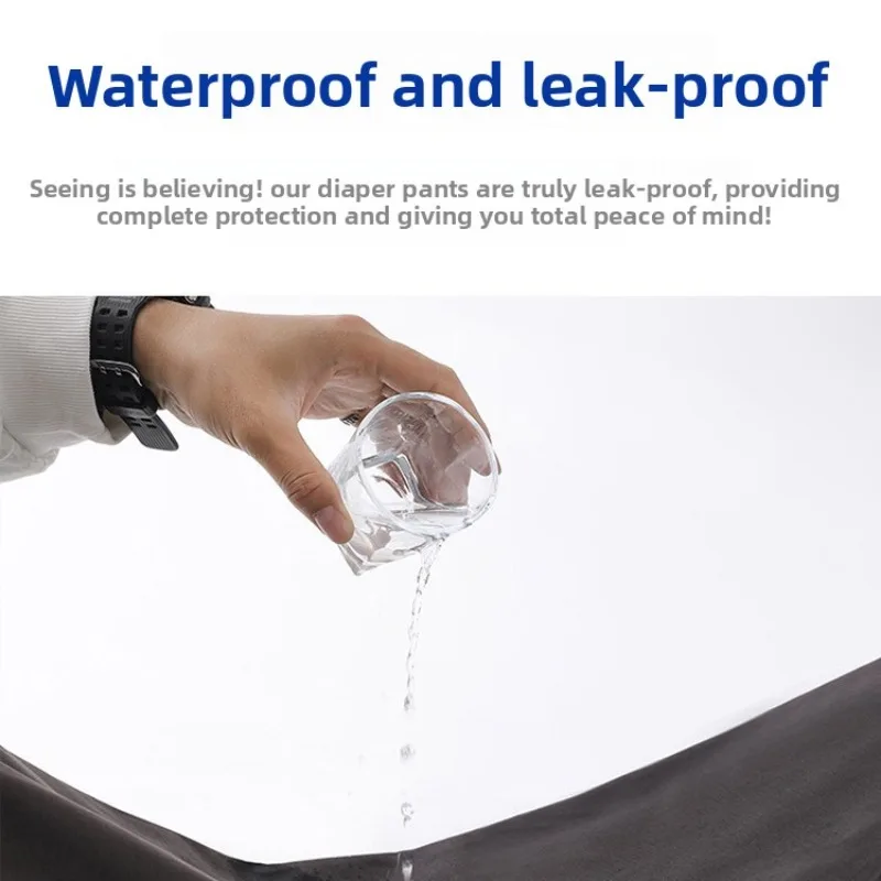 Picture 6: Premium Washable Waterproof Adult Incontinence Leak Proof Absorbent Reusable Underwear Pant Elderly Seniors Overnight Heavy Duty