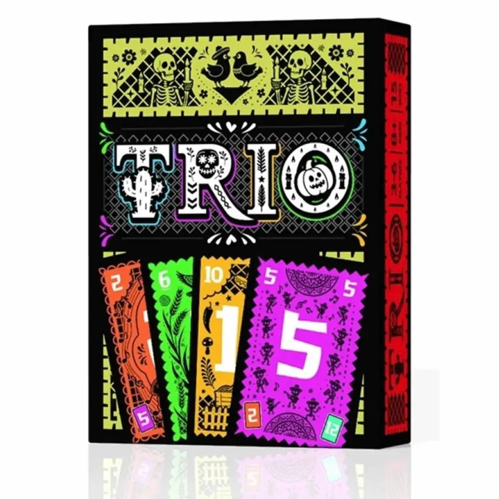 Strategic Card Board Game TRIO Fun For Family Friend Parties