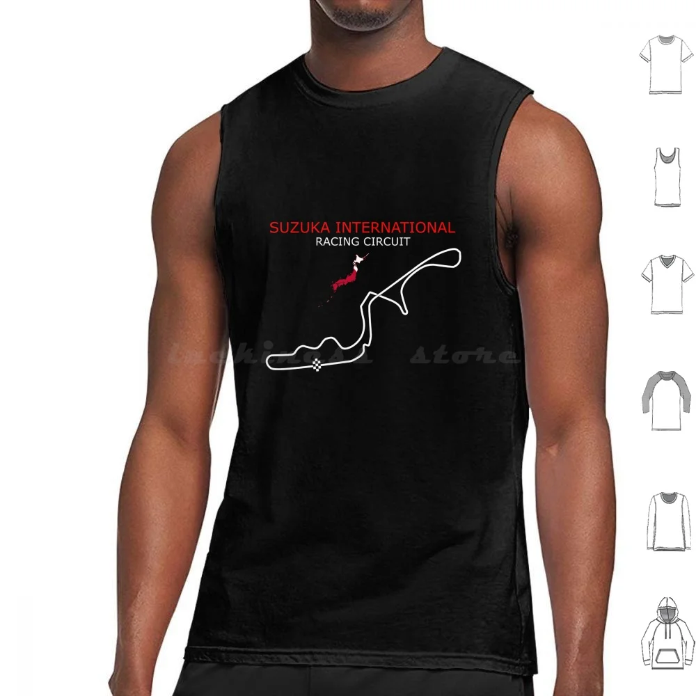 Suzuka International Racing Circuit Tank Tops Vest Sleeveless Suzuka Grand Prix Grand Prix Circuit Japan Transport