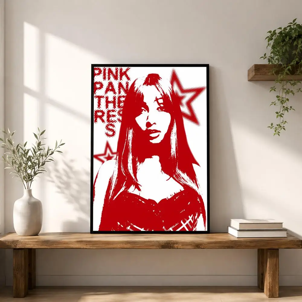 Singer P-PinkPantheress Poster HD-Kunst, wasserfest, selbstklebende Wanddekoration, Heimdekoration (Wohnzimmer, Schlafzimmer, Bar), ästhetisch – Detail 18