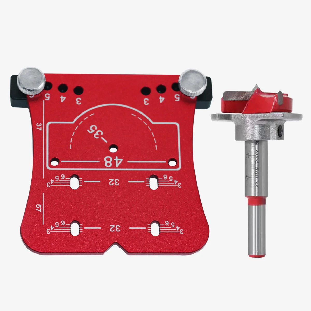 35mm Hinge Hole Opener Punch Woodworking Tool Limiting Frame And Punch Locator Quick And Precise Drilling And Mounting Of Hinges