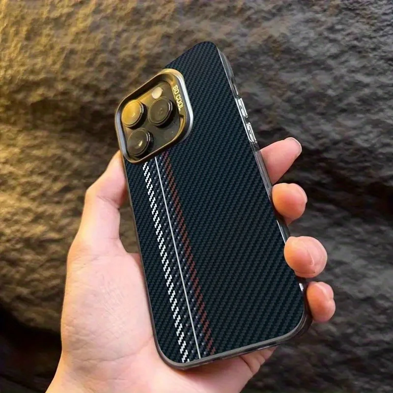 

Simple classic striped plaid phone case suitable for iPhone17 16 15 14 13 12 11Pro/ Max/Plus anti-fall and shockproof rear cover