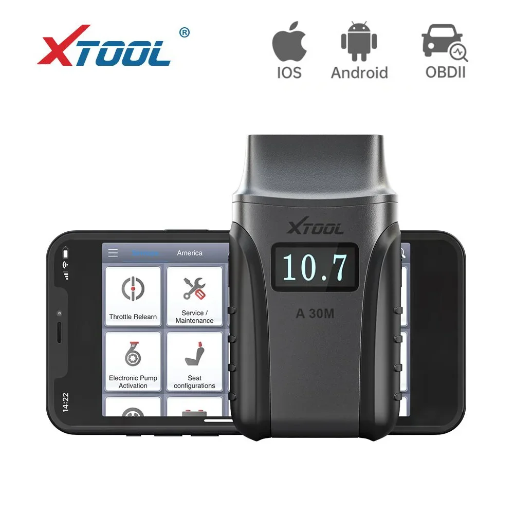 XTOOL Anyscan A30M BT compatible OBD2 Scanner With Android/IOS CodeRead Multi Car Brand Full System Diagnosis Tool