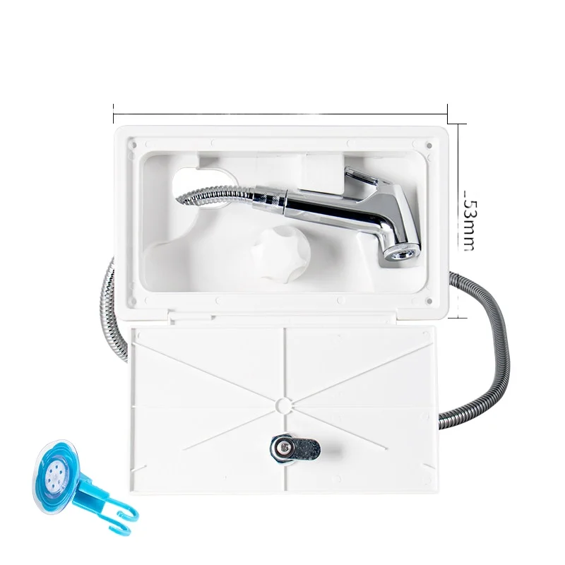 For RV Outdoor Shower External Shower Box Hot and Cold Switch Pull-out RV External Accessories
