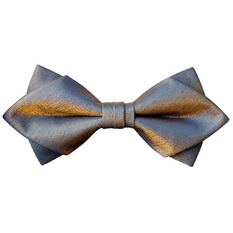 Silk bow tie wedding male groom best man gray blue fashion bow bowtie high-end gilt series