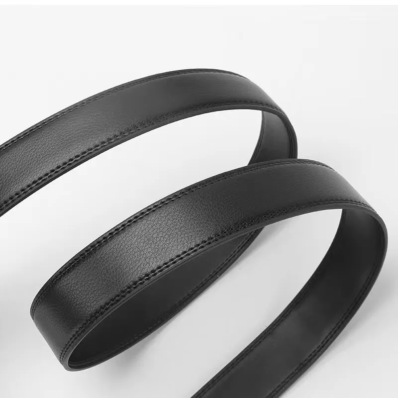 2025 New! Men's Cowhide Belt. Lead - Free, Automatic Buckle, Trendy & Versatile, Durable, Comfortable, Stylish, and Adjustable