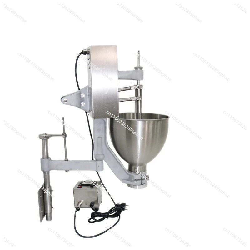 Desktop multi-flower hand-crank donut machine, stainless steel intelligent electric Potti fryer