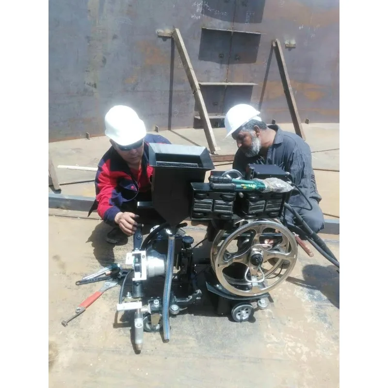 Portable Auto Tank SAW Lincoln Welder Welding Tractor Fillet Butt Corner For Tank Construction