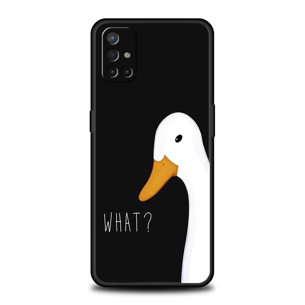 Goose Game Cartoon Silicone Case For Oneplus 10 Nord N100 N200 N10 2 CE Z 7 8 9 9RT 10R 9R 7T 8T Pro 5G Luxury Shockproof Shell