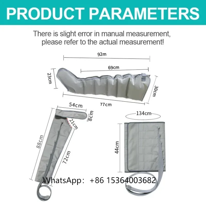 

China Manufacturer air Pressure Compression Leg Massage Therapy Equipment