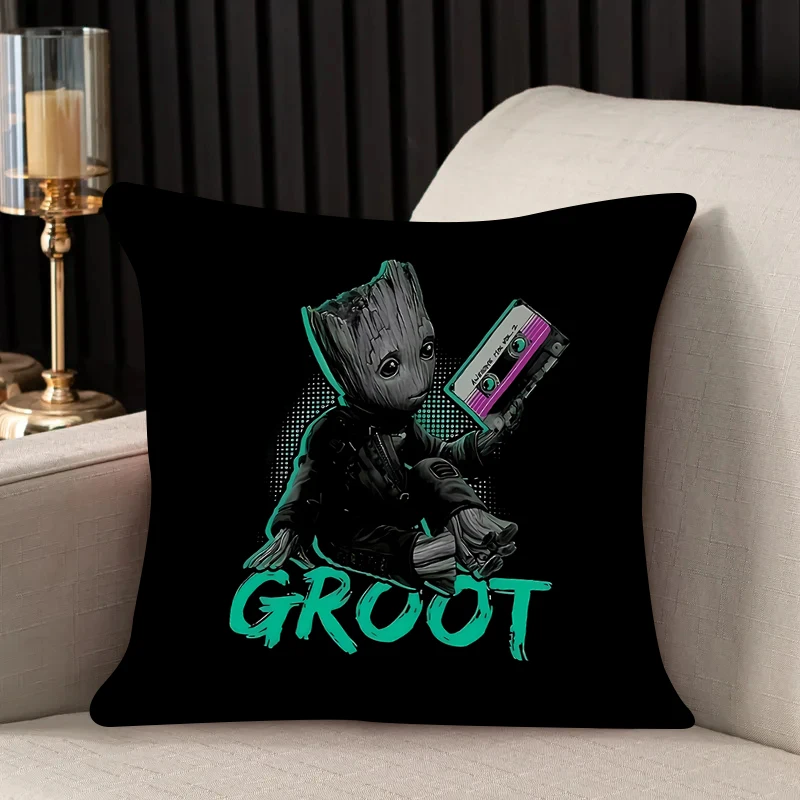 home decor Pillow Cover Groot iving room 40x40 car restaurant deck chair Dakimakura Throw Pillows Square Pillowcase Home Decor