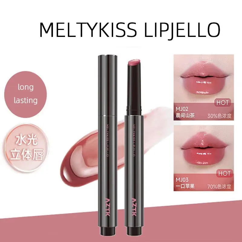 LIP 専用 AZTK MELTYKISS LIP JELLO Lip Gloss Watery Mirror Lipstick Lasting