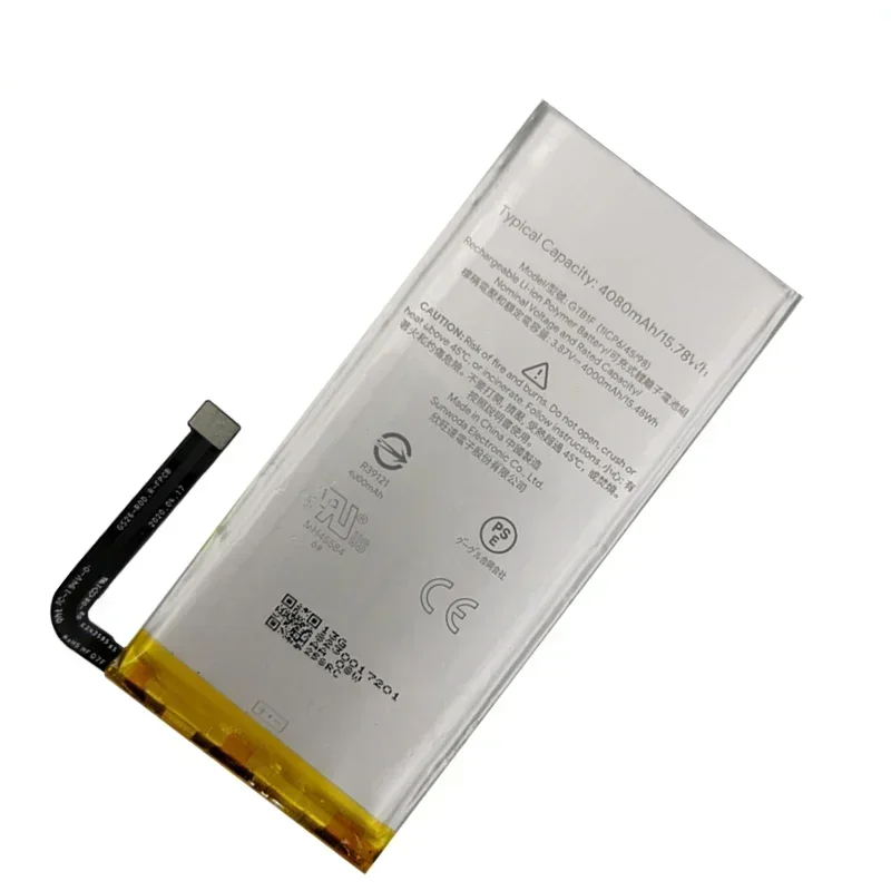 بطارية هاتف GTB1F بقدرة 4080 مللي أمبير في الساعة لهاتف HTC Google Pixel 5 Pixel5 بطارية Bateria ذات سعة كبيرة وبطاريات عالية الجودة #4