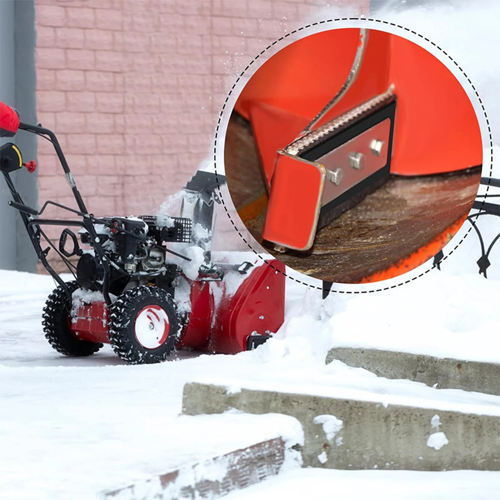 Imagem -02 - Snow Blower Impeller Modificação Kit Snow Throwing Machine Reajuste para Stage Machine Snow Thrower Substituir