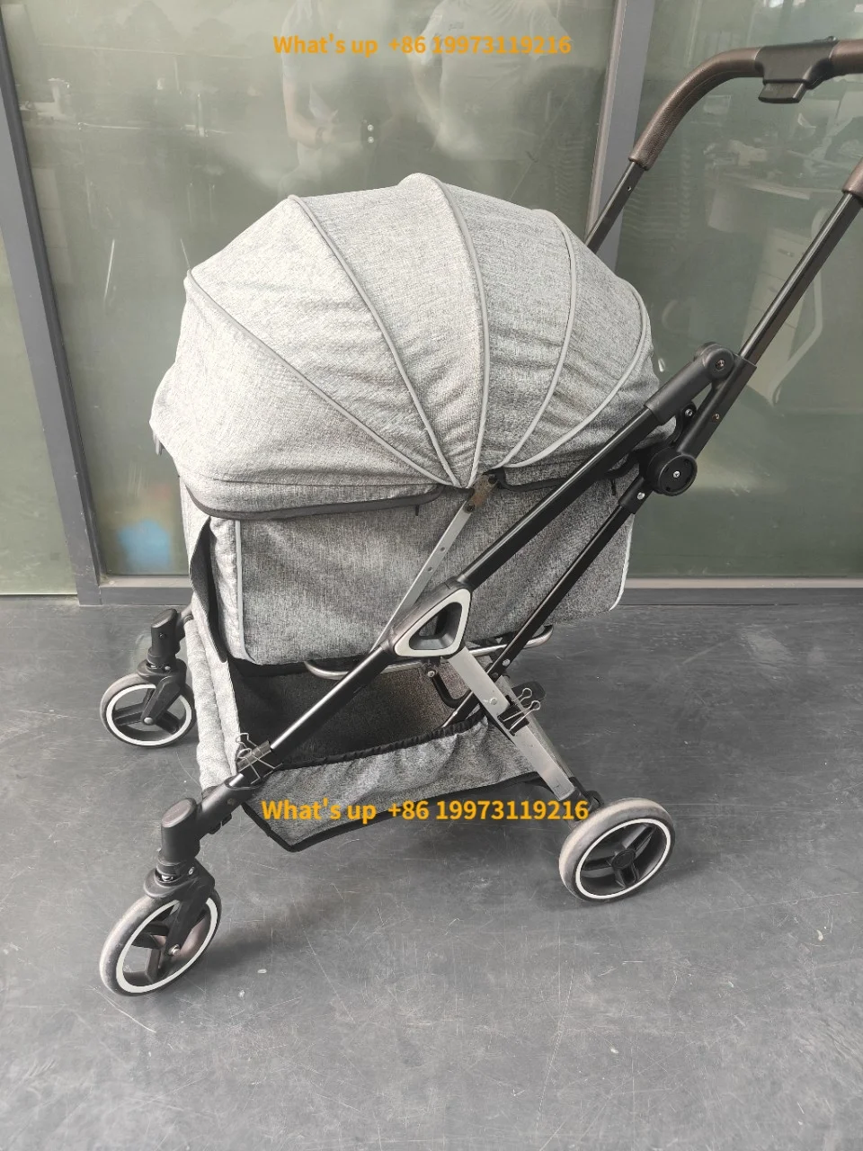 2026 Cart Carrier for Travel Travel Bag Pet Stroller Ca t Dog Teddy Stroller One Key Fold Travel Trolley Pet Carriers Product